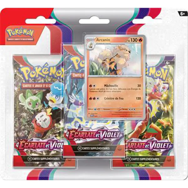 Tripack Aléatoire - Ecarlate et Violet - EV1