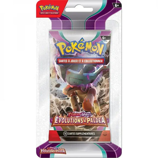 Booster Sous Blister Illustration Aléatoire -  Evolutions à Paldea - EV2
