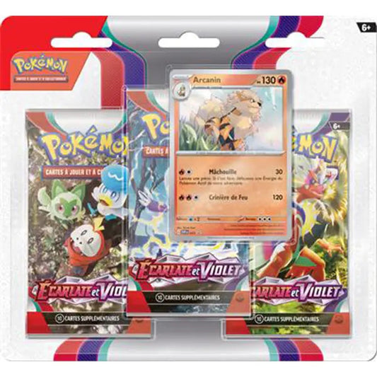 Tripack Aléatoire -  Ecarlate et  Violet - EV1